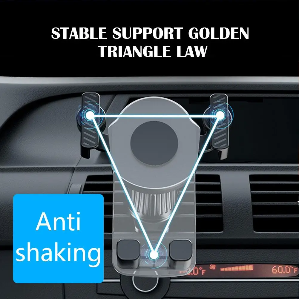 

Air Outlet Clip Universal Mobile Phone Holder Automotive Gravity Navigation Holder Mirror Supplies Car Sensing Mobile Phone S3B6