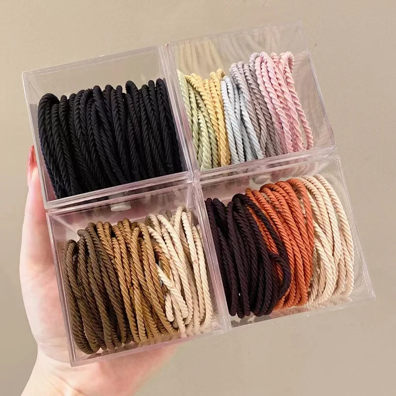 The Black Rope Elastic Female Simple Rubber Band High Ponytail Hair Cord Scrunchie New Hair Accessories For Winter 
The Black Rope Elastic Female Simple Rubber Band High Ponytail Hair Cord Scrunchie New Hair Accessories For Winter