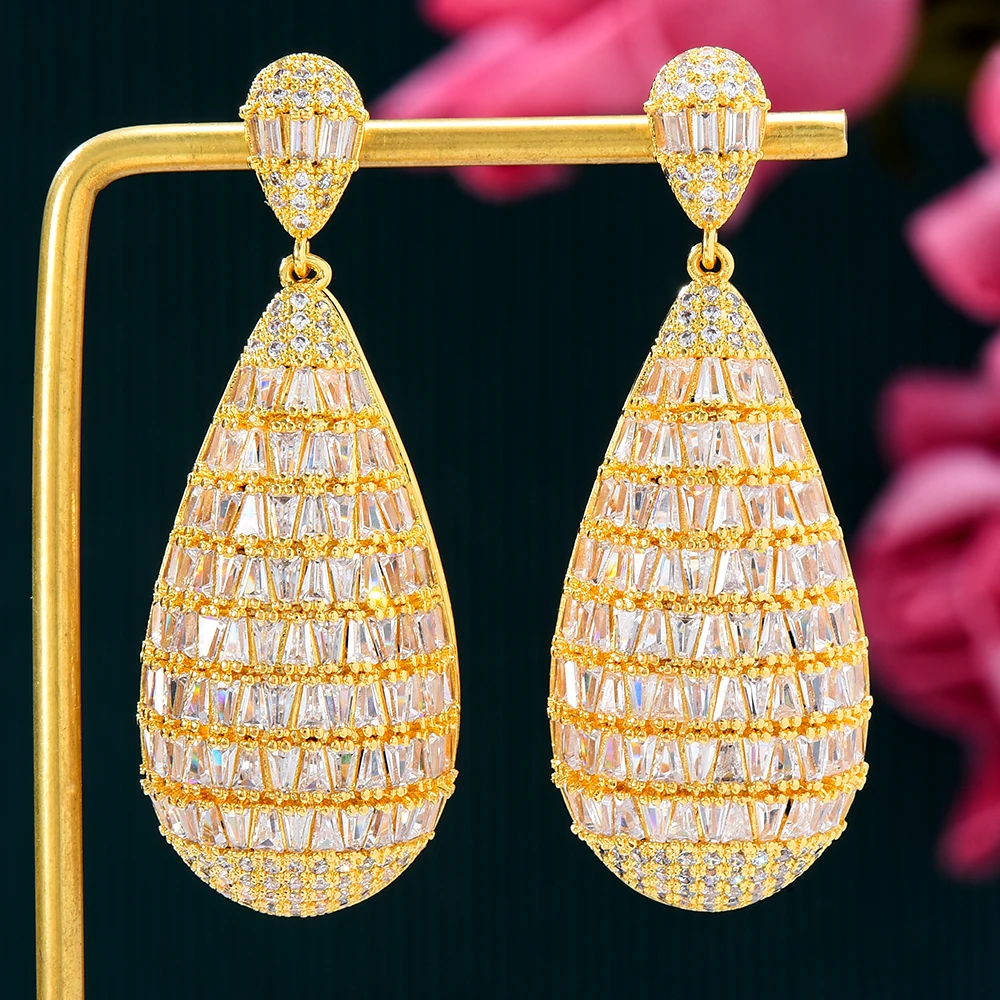 Siscathy 2022 Luxury Cubic Zircon Waterdrop Pendant Earrings For Women Female Party Anniversary Jewelry Valentine's Day Gifts
Siscathy 2022 Luxury Cubic Zircon Waterdrop Pendant Earrings For Women Female Party Anniversary Jewelry Valentine's Day Gifts