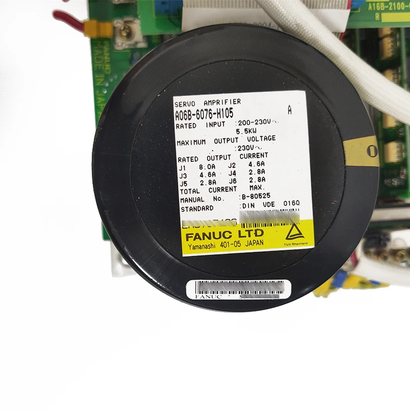 Fanuc Original Used A06B-6076-H105 Servo Drive Amplifier Tested Ok for CNC Machine
Fanuc Original Used A06B-6076-H105 Servo Drive Amplifier Tested Ok for CNC Machine