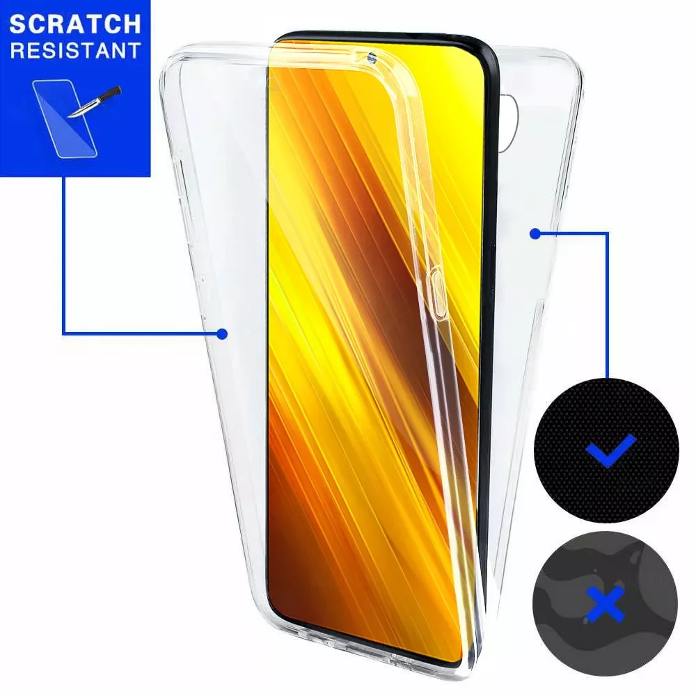PocoX3 NFS Case 360 Degree Protection Case for Xiaomi F3 X3 Pro X 3 NFC Clear TPU Soft Silicone Shockproof Coque Fundas
PocoX3 NFS Case 360 Degree Protection Case for Xiaomi F3 X3 Pro X 3 NFC Clear TPU Soft Silicone Shockproof Coque Fundas