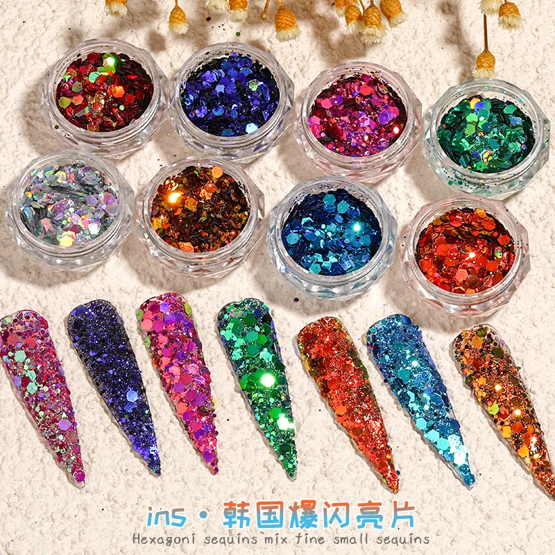 Chameleon Powder DIY Nail Stickers Nail Art Sequin Jewelry Nail Art Decorations For Nail Tip Beauty
Chameleon Powder DIY Nail Stickers Nail Art Sequin Jewelry Nail Art Decorations For Nail Tip Beauty