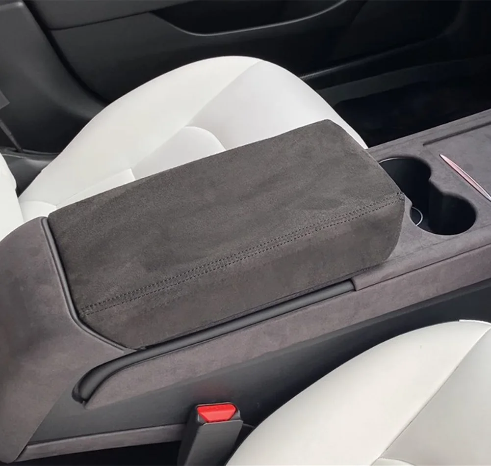 Car Central Armrest Box Protective Suede Cover Grey Scratch-Resistant Interior Accessories For Tesla Model 3 Y Cushion Mat
Car Central Armrest Box Protective Suede Cover Grey Scratch-Resistant Interior Accessories For Tesla Model 3 Y Cushion Mat