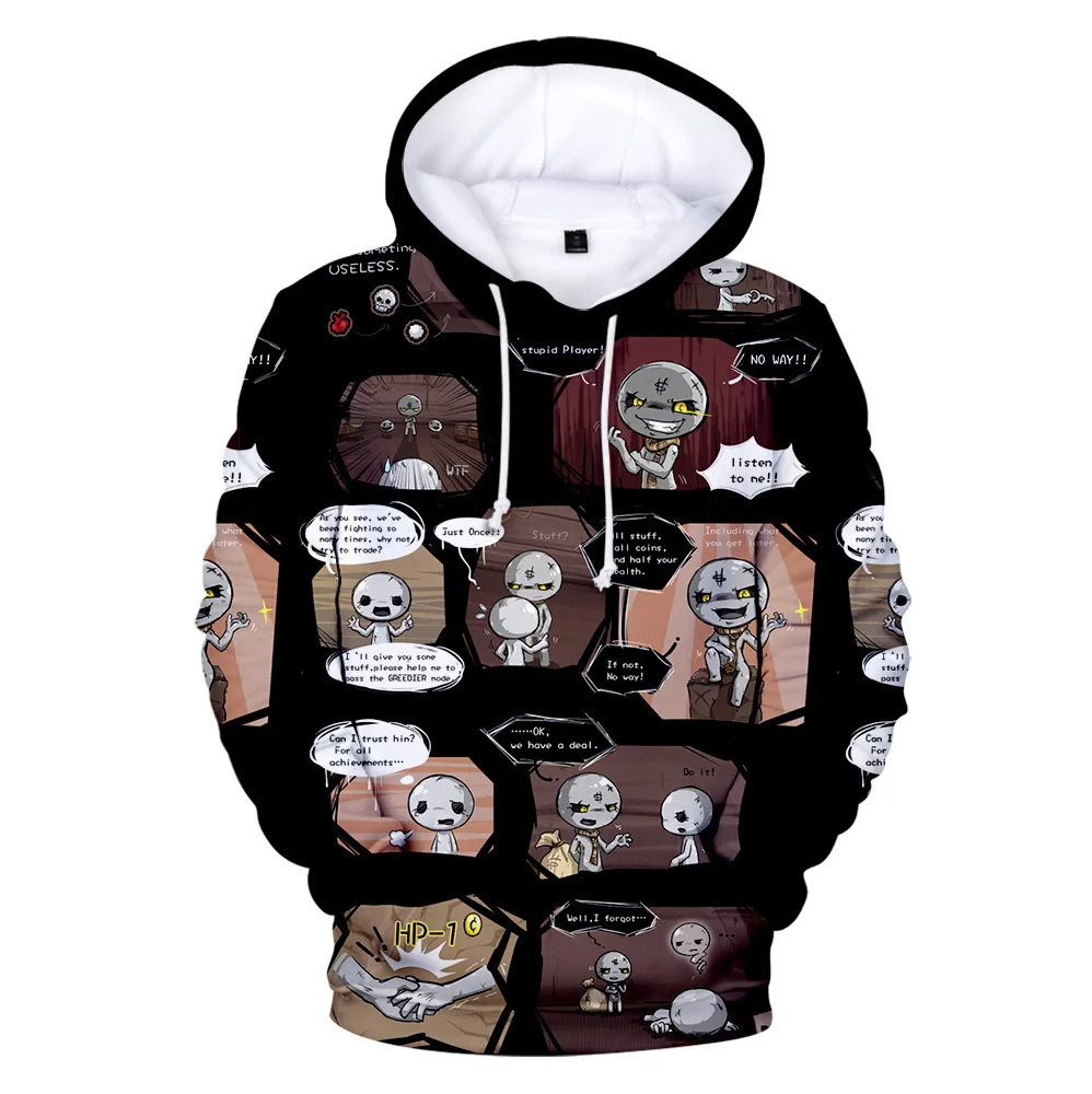 Горячая Распродажа дизайн игры The Binding Of Isaac Fall Winer, уличная одежда, косплей для молодых людей, пуловер для мальчиков и девочек, 3D толстовки
Горячая Распродажа дизайн игры The Binding Of Isaac Fall Winer, уличная одежда, косплей для молодых людей, пуловер для мальчиков и девочек, 3D толстовки