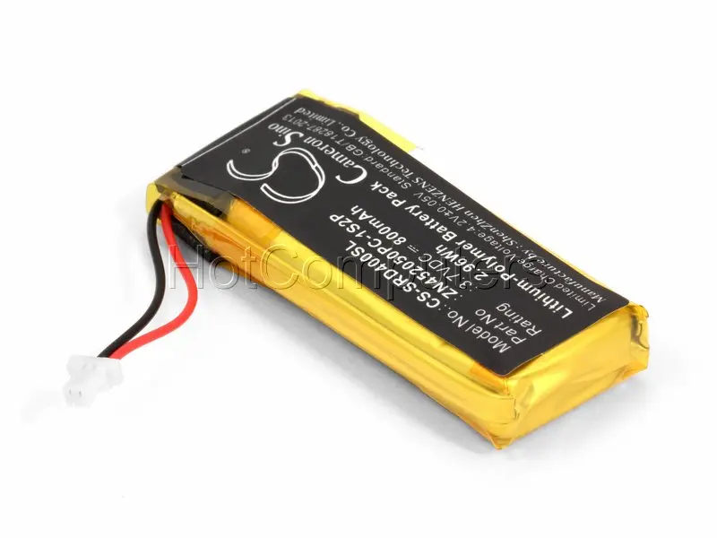 Аккумулятор CameronSino CS-SRD400SL для гарнитуры Cardo Scala Rider G4 (WW452050-2P) 800mah | Мобильные