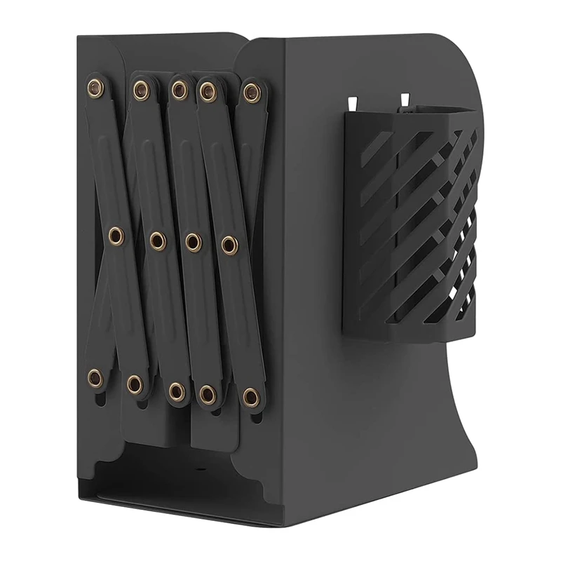 Adjustable Bookends for Heavy Book Expandable Book Organizer with Pen Holder for Office School Libraries
Adjustable Bookends for Heavy Book Expandable Book Organizer with Pen Holder for Office School Libraries