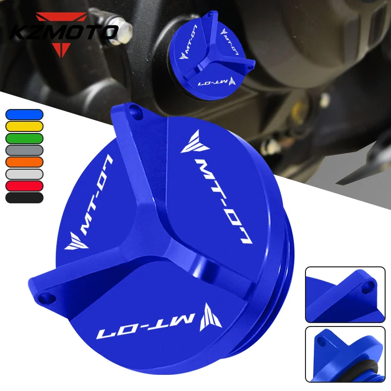 For Yamaha TRACER700 Tracer 700/700GT FZ-07 MT-07 2014-2021 Motorbike CNC Aluminum Oil Filler Cover Engine Drain Plug With Logo
For Yamaha TRACER700 Tracer 700/700GT FZ-07 MT-07 2014-2021 Motorbike CNC Aluminum Oil Filler Cover Engine Drain Plug With Logo