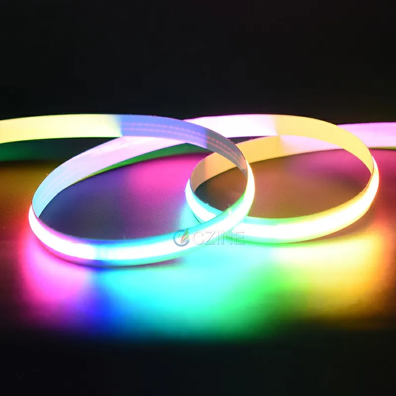 Dream Color Pixel Addressable Digital Flexible FOB Strip High Density Full Color Strip DC5V WS2812B SK6812 COB LED Strip Light
Dream Color Pixel Addressable Digital Flexible FOB Strip High Density Full Color Strip DC5V WS2812B SK6812 COB LED Strip Light