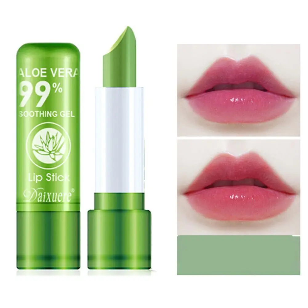3.5G Moisture Lip Balm Long-Lasting Natural Aloe Vera Lipstick Color Mood Changing Long Lasting Moisturizing Lipstick Anti Aging
3.5G Moisture Lip Balm Long-Lasting Natural Aloe Vera Lipstick Color Mood Changing Long Lasting Moisturizing Lipstick Anti Aging