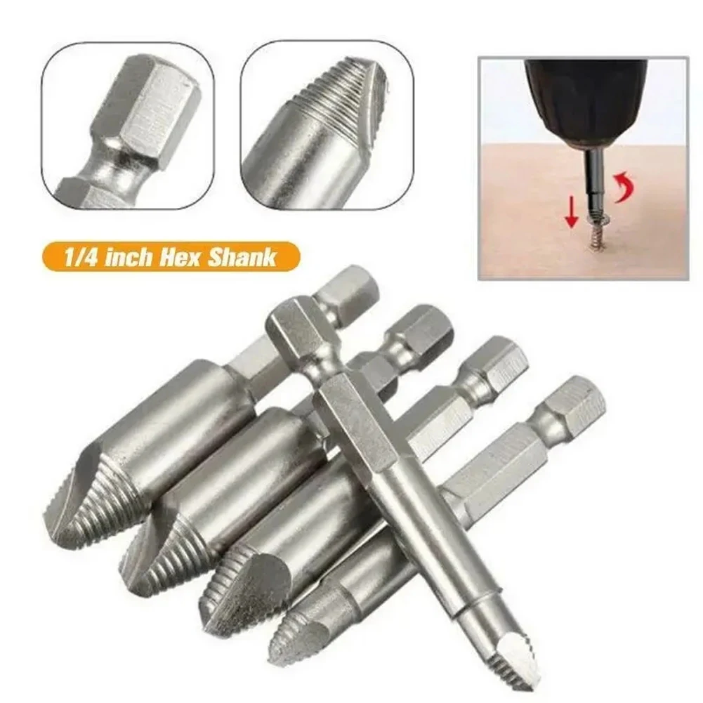 5pcs Screw Extractor Center Drill Bits Guide Set Broken Damaged Bolt Remover Hex Shank Spanner For Broken Hand Tool
5pcs Screw Extractor Center Drill Bits Guide Set Broken Damaged Bolt Remover Hex Shank Spanner For Broken Hand Tool