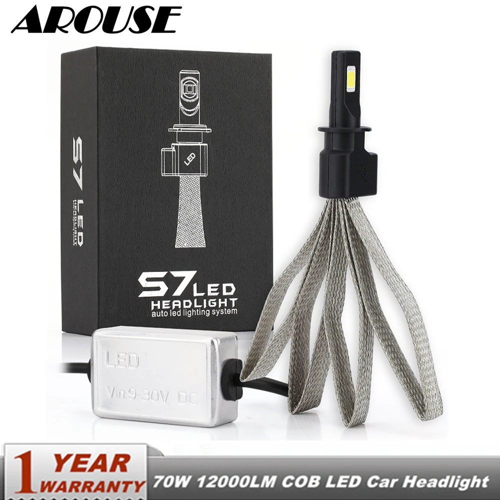 S7 Car Lights H3 H4 H7 H11 Car LED Headlight Braid Radiating 70W 12000LM COB Auto Headlamp Bulbs H1 H13 9004 HB3 Fog Lights
S7 Car Lights H3 H4 H7 H11 Car LED Headlight Braid Radiating 70W 12000LM COB Auto Headlamp Bulbs H1 H13 9004 HB3 Fog Lights