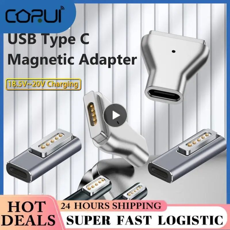 

Magnetic Interface Charging 5a Current 2 Connector Support Pd Fast Charging Connector Automatic Identification Adapter