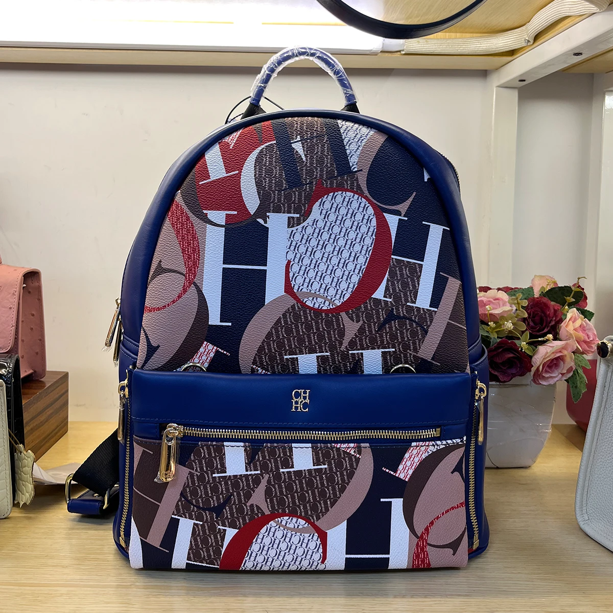 Special Offer-Thanksgiving Fans-CHCH Backpack Fashion Business Blue Bag 100% Brand New-Cowhide+PVC Material
Special Offer-Thanksgiving Fans-CHCH Backpack Fashion Business Blue Bag 100% Brand New-Cowhide+PVC Material