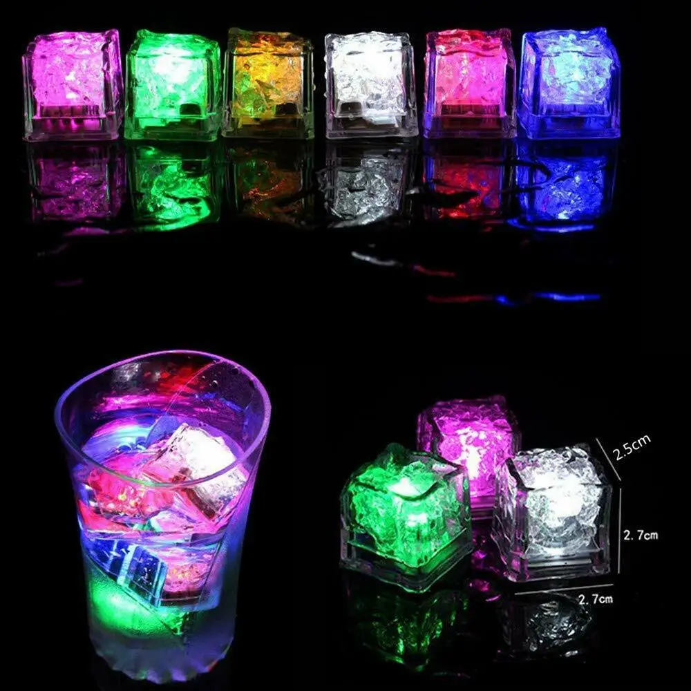 12pcs LED Ice Cubes Automatic Lighting Glowing Ice Cube Romantic Wedding Festival Christmas Bar Wine Glass Bar Water Cup Light
12pcs LED Ice Cubes Automatic Lighting Glowing Ice Cube Romantic Wedding Festival Christmas Bar Wine Glass Bar Water Cup Light