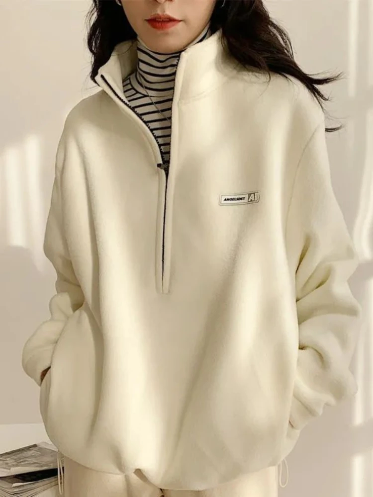 Deeptown Korean Fashion Zip Up Hoodies Women Harajuku Hip Hop Oversized Sweatshirts Autumn Winter Loose Plus Velvet Tops Jackets
Deeptown Korean Fashion Zip Up Hoodies Women Harajuku Hip Hop Oversized Sweatshirts Autumn Winter Loose Plus Velvet Tops Jackets