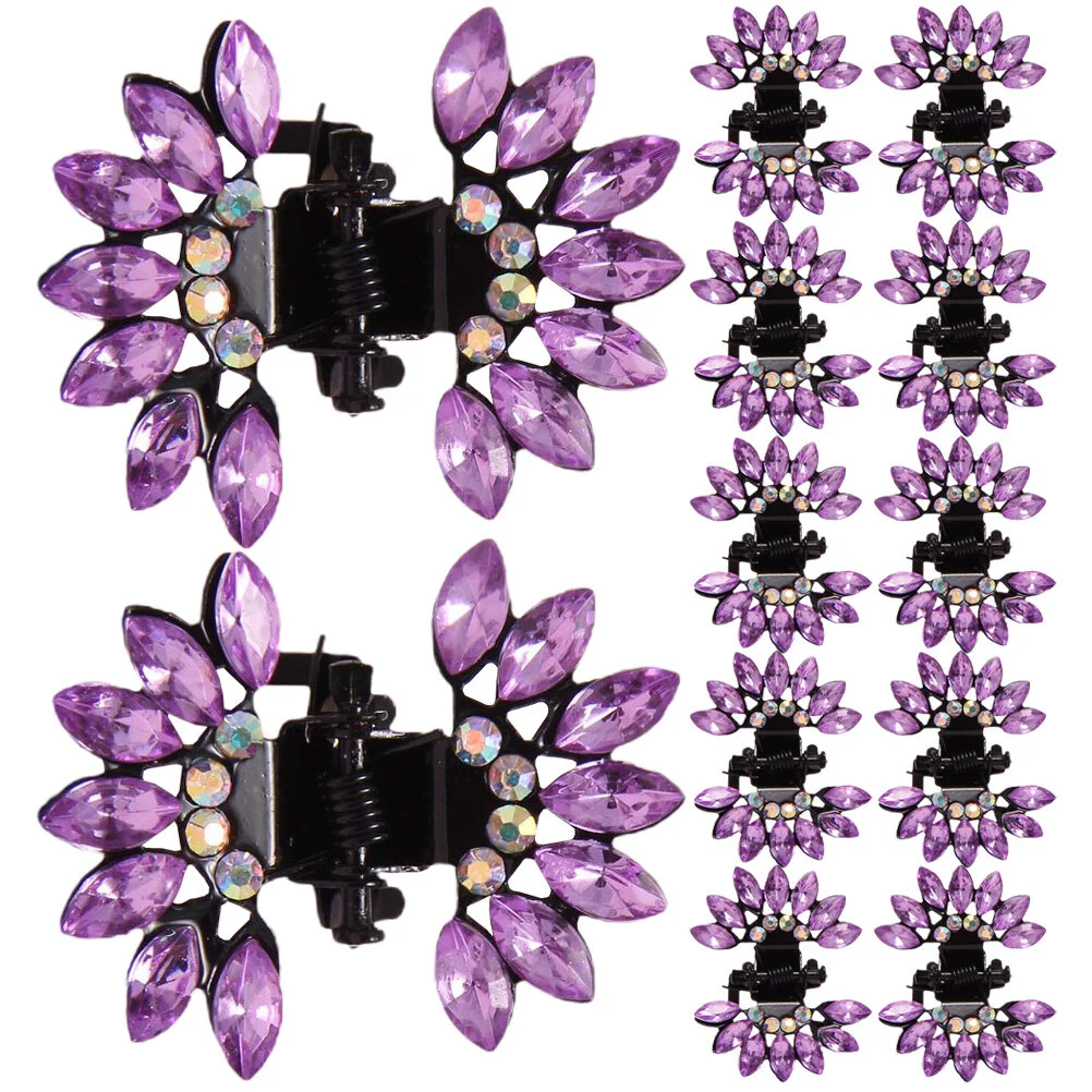12 Pcs Hair Slides Girls Grip Small Claw Clips Thick Purple Plastic Mini Butterfly Child
12 Pcs Hair Slides Girls Grip Small Claw Clips Thick Purple Plastic Mini Butterfly Child