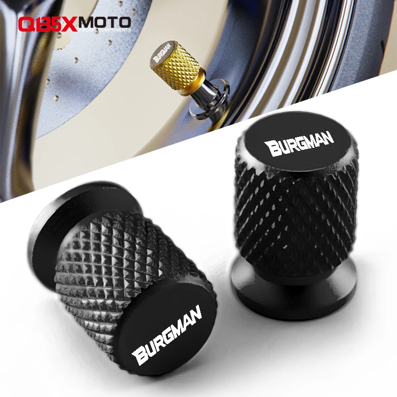 For Suzuki BURGMAN 650 400 125 200 250 AN650 AN400 AN125 AN200 CNC Accessorie Wheel Tire Valve Stem Caps Airtight Covers
For Suzuki BURGMAN 650 400 125 200 250 AN650 AN400 AN125 AN200 CNC Accessorie Wheel Tire Valve Stem Caps Airtight Covers