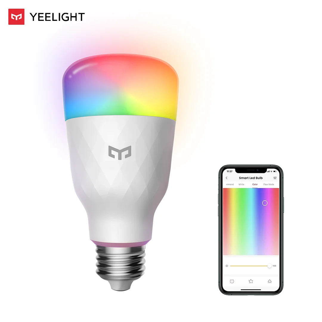 

Yeelight Smart LED Bulb W3 Color YLDP005 light lighting smart home wireless bluetooth wifi control RGBW lamp No Hub Required