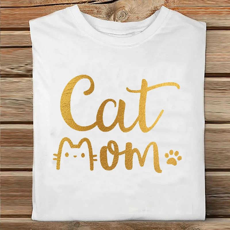 Women Cute Cat Letter Mom Mother Short Sleeve 90s Spring Printing Clothes Print Tshirt Female Tee Top Ladies Graphic T-shirt
Women Cute Cat Letter Mom Mother Short Sleeve 90s Spring Printing Clothes Print Tshirt Female Tee Top Ladies Graphic T-shirt
