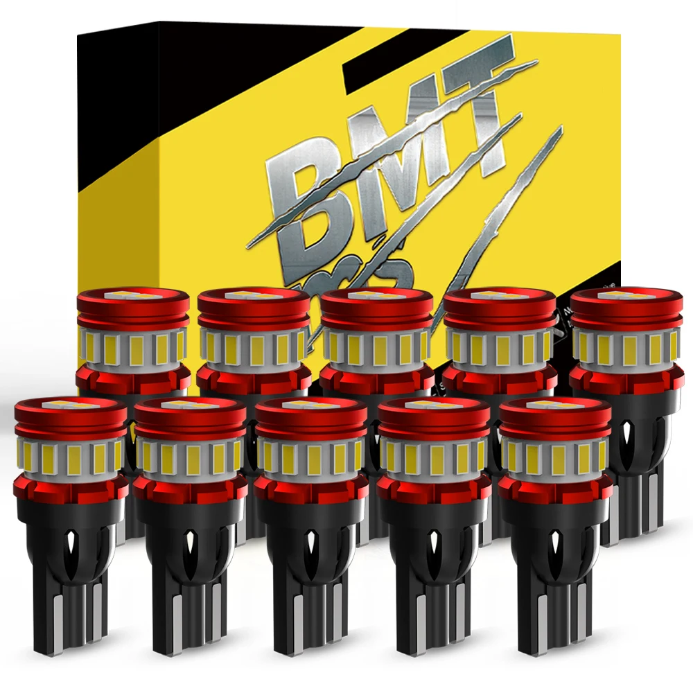 10x W5W T10 LED Canbus Light Bulbs for BMW Audi Mercedes Car Interior Reading Parking Lights White Blue Red Yellow No Error 12V
10x W5W T10 LED Canbus Light Bulbs for BMW Audi Mercedes Car Interior Reading Parking Lights White Blue Red Yellow No Error 12V