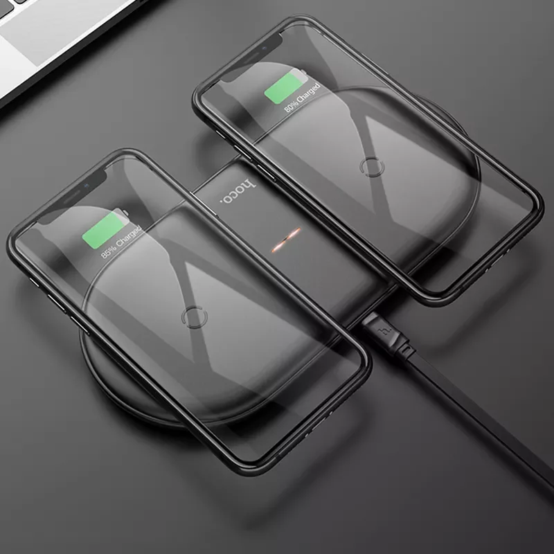 HOCO Fast Dual 2in1 Wireless Charger Pad for Airpods Pro for iPhone X XR XS 11 Pro Max Samsung S10 Xiaomi QI Induction Charging
HOCO Fast Dual 2in1 Wireless Charger Pad for Airpods Pro for iPhone X XR XS 11 Pro Max Samsung S10 Xiaomi QI Induction Charging