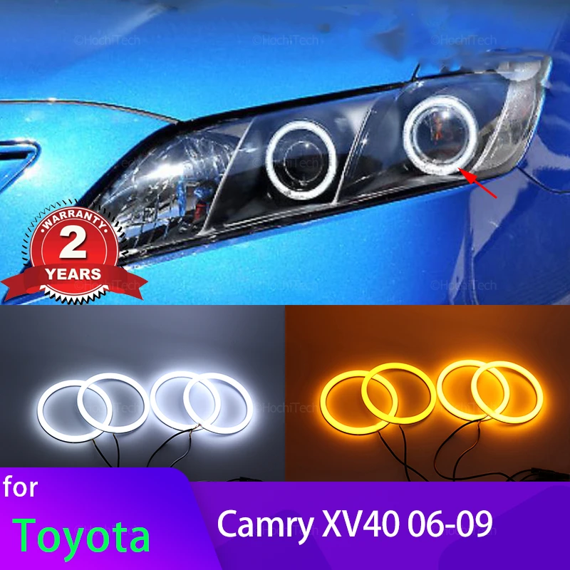 Switchback хлопсветильник кольца с ореолом для Toyota Camry XV40 Pre-facelift alврезной 2006-2009 модифицированный Передний фонарь 
Switchback хлопсветильник кольца с ореолом для Toyota Camry XV40 Pre-facelift alврезной 2006-2009 модифицированный Передний фонарь