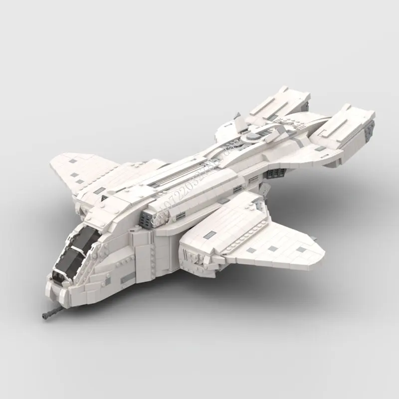 

2158PCS MOC Space Battle Transport support ship Model Building Blocks Technology Bricks DIY Creative Assembly Toys Holiday Gifts