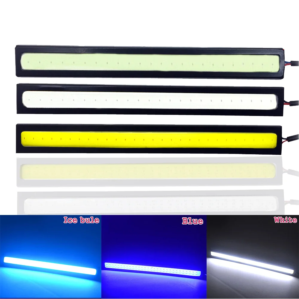 DRL 17cm 1/2Row Blue Green White Car COB Driving Fog lamp Double Daytime Running Lights Auto Waterproof Update Ultra Bright LEDS
DRL 17cm 1/2Row Blue Green White Car COB Driving Fog lamp Double Daytime Running Lights Auto Waterproof Update Ultra Bright LEDS