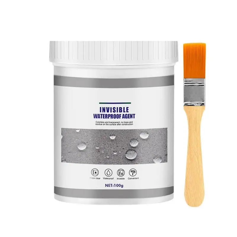 

Waterproof Agent Super Strong Invisible Leak Repair Glue Anti-leaking Sealant Spray With Brush Waterproof Coating For Roof And