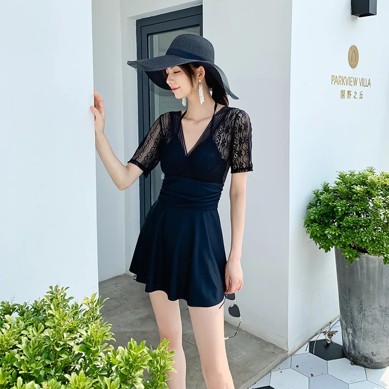 Goddess Swimsuit Female Conservative Skirt Siamese Fit Covering Belly Thin Fairy Swimsuit
Goddess Swimsuit Female Conservative Skirt Siamese Fit Covering Belly Thin Fairy Swimsuit