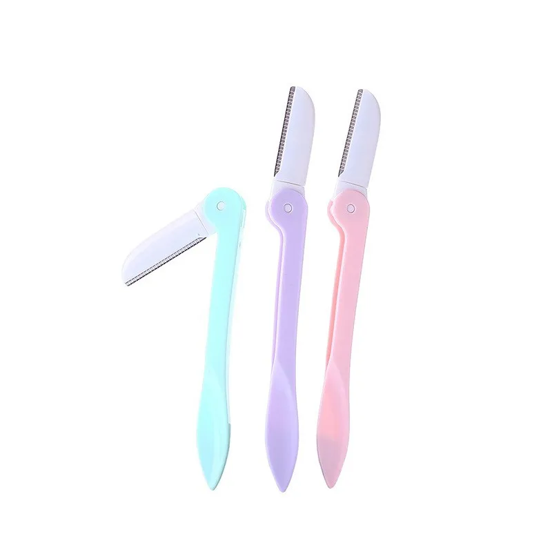 Folding eyebrow trimmer three set Eyebrow Shaving knife Beginner ladies eyebrow shaving blade beauty tools
Folding eyebrow trimmer three set Eyebrow Shaving knife Beginner ladies eyebrow shaving blade beauty tools