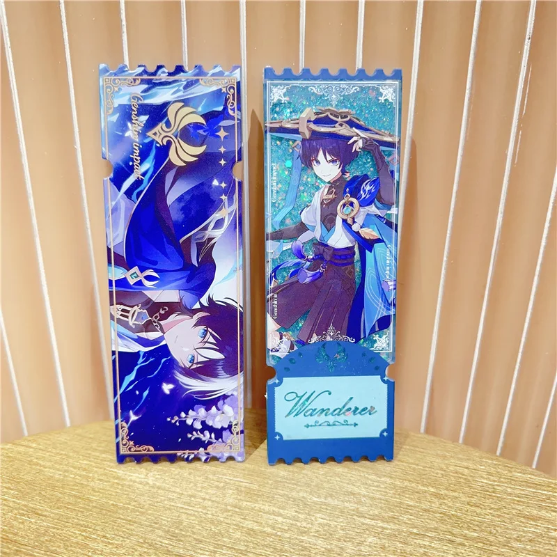 Anime Genshin Impact Wanderer Double-sided Pattern Beautiful Waterfall Quicksand Ticket Stand Figure Model Acrylic Desktop Decor 
Anime Genshin Impact Wanderer Double-sided Pattern Beautiful Waterfall Quicksand Ticket Stand Figure Model Acrylic Desktop Decor