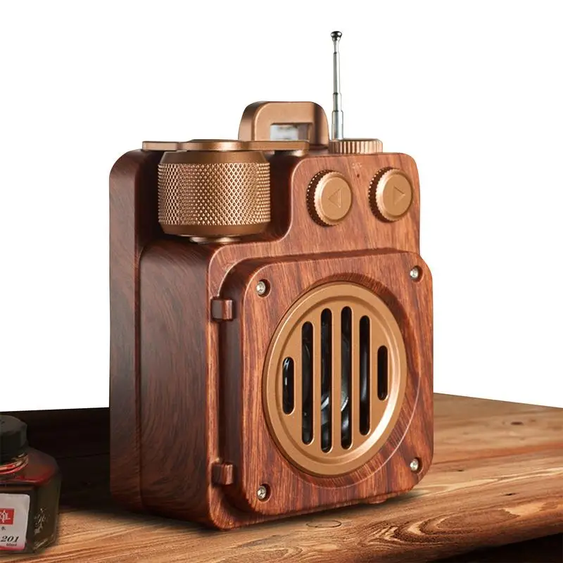 Retro Radio Blue-Tooth Speaker Portable Wireless Vintage Speaker Old Fashion Style For Kitchen Desk Bedroom Office Party
Retro Radio Blue-Tooth Speaker Portable Wireless Vintage Speaker Old Fashion Style For Kitchen Desk Bedroom Office Party