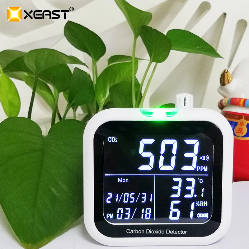 Детектор углекислого газа XEAST 2021, детектор температуры и влажности, монитор качества воздуха, измеритель углекислого газа
Детектор углекислого газа XEAST 2021, детектор температуры и влажности, монитор качества воздуха, измеритель углекислого газа