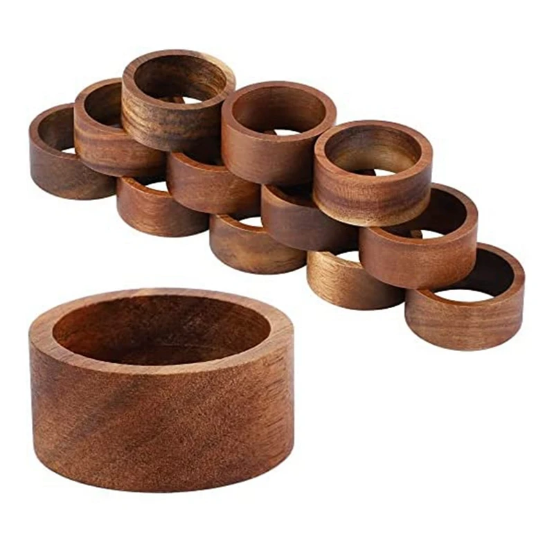 12 Pieces Wood Napkin Rings Decorative Holiday Napkin Rings For Table Decoration
12 Pieces Wood Napkin Rings Decorative Holiday Napkin Rings For Table Decoration