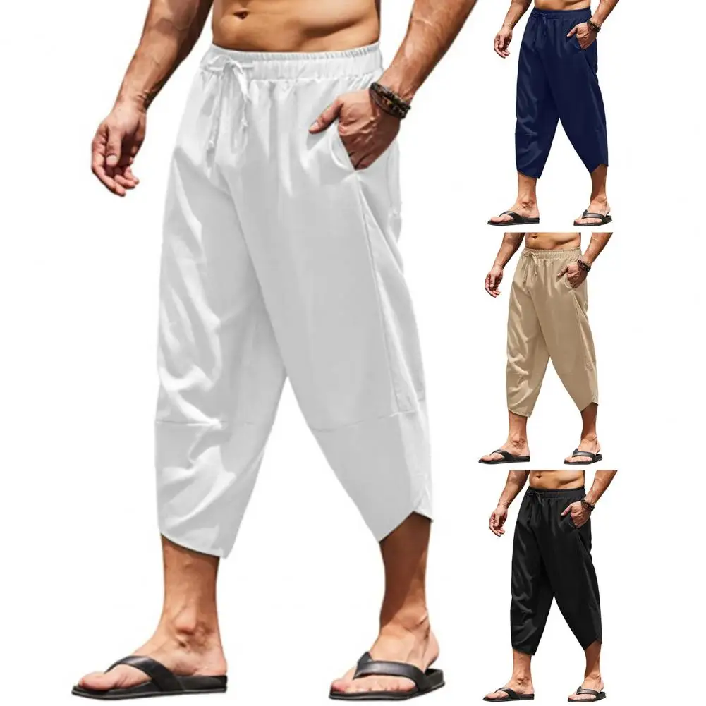 Stylish Baggy Pants Soft Cropped Pants Elastic Waistband Pure Color Loose Cropped Pants Dressing Up
Stylish Baggy Pants Soft Cropped Pants Elastic Waistband Pure Color Loose Cropped Pants Dressing Up