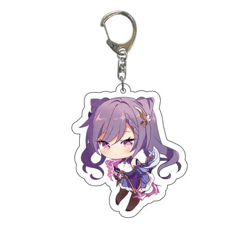 Game Genshin Impact Key Chains Morax Klee Cosplay Two-sided Keychain Acrylic Pendant Keyring
Game Genshin Impact Key Chains Morax Klee Cosplay Two-sided Keychain Acrylic Pendant Keyring