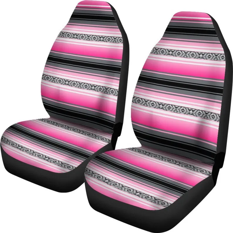 Car Seat Covers Mexican Blanket Pink Gray Black Pattern 02 | Cute Car Accessory | Vehicle Seat Covers | Auto Seat Protectors
Car Seat Covers Mexican Blanket Pink Gray Black Pattern 02 | Cute Car Accessory | Vehicle Seat Covers | Auto Seat Protectors