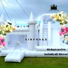 Hot selling items jumping inflatable bounce house/bouncy castle with water slide for outdoor kids used inflatable castle