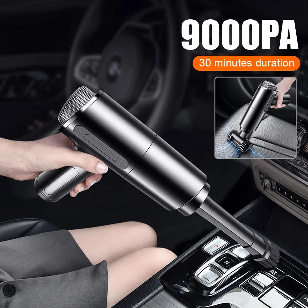 120W Car Vacuum 9000Pa Rechargeable Wireless Vacuum Cleaner Handheld Washable Filter Mini Vacuum Cleaner for Home Car Cleaning
120W Car Vacuum 9000Pa Rechargeable Wireless Vacuum Cleaner Handheld Washable Filter Mini Vacuum Cleaner for Home Car Cleaning
