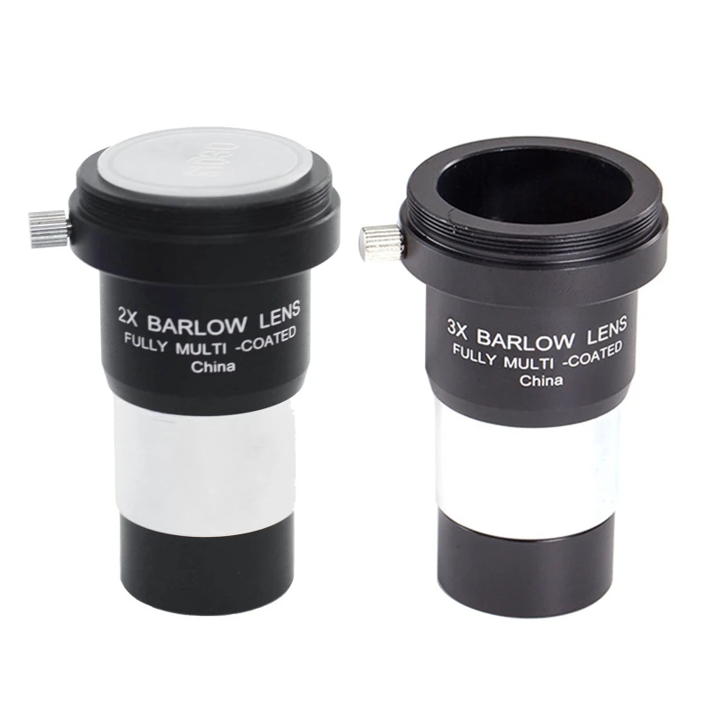 68UB 2X 3X Barlow Lens 1.25 Inch Fully Multi-Coated Metal Optical Lens w/M42 Thread Camera Connect Interface for telescopes
68UB 2X 3X Barlow Lens 1.25 Inch Fully Multi-Coated Metal Optical Lens w/M42 Thread Camera Connect Interface for telescopes