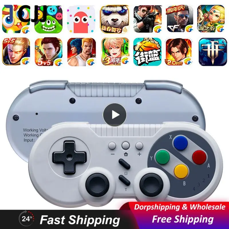 1~5PCS 2.4g Wireless Controller Joystick Turbo Function Dual Rocker Gamepad Gamepad Game Controller Mini
1~5PCS 2.4g Wireless Controller Joystick Turbo Function Dual Rocker Gamepad Gamepad Game Controller Mini