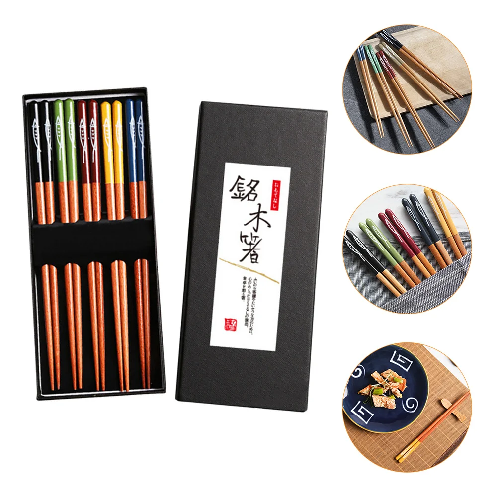 5 Pairs Wooden Chopsticks Japanese Reusable Couple Chopsticks Sushi Chopsticks Anti- Classic Chinese Asian Chopsticks
5 Pairs Wooden Chopsticks Japanese Reusable Couple Chopsticks Sushi Chopsticks Anti- Classic Chinese Asian Chopsticks