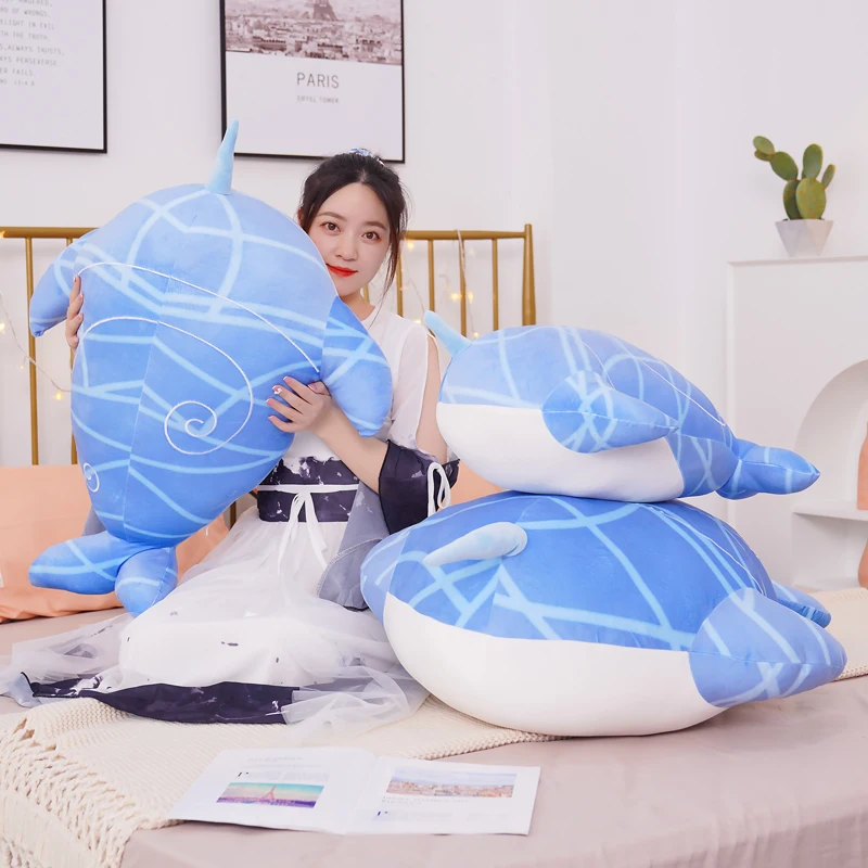 40-100cm Game Genshin Impact Plushie Plush Toy Kawaii Cartoon Tartaglia Blue Whale Mascot Cosplay Props Sofa Pillow Kids Gift
40-100cm Game Genshin Impact Plushie Plush Toy Kawaii Cartoon Tartaglia Blue Whale Mascot Cosplay Props Sofa Pillow Kids Gift