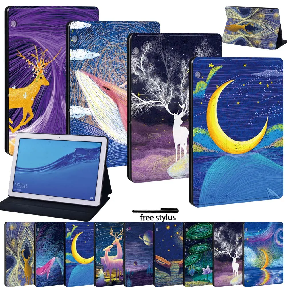Cover for Huawei MediaPad M5 Lite 8/M5 10.8" Leather Folding Funda Case Tablet Cover for T5 10 10.1"/T3 10 9.6"/T3 8.0" Cases
Cover for Huawei MediaPad M5 Lite 8/M5 10.8" Leather Folding Funda Case Tablet Cover for T5 10 10.1"/T3 10 9.6"/T3 8.0" Cases