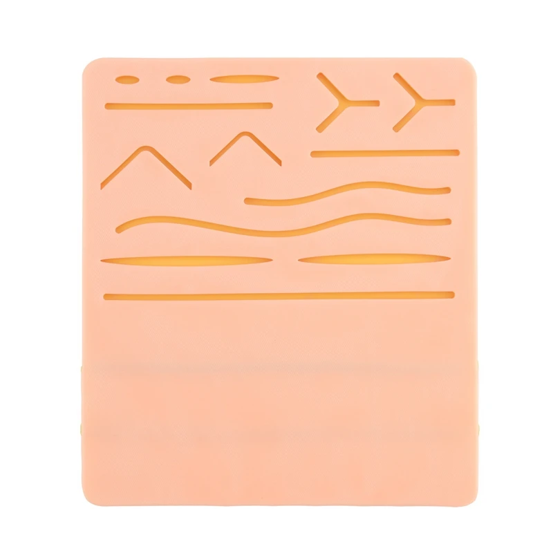 Skin Suture Training Injection Practice Pad Silicone Pad Model For Nursing Suturing Practicing
Skin Suture Training Injection Practice Pad Silicone Pad Model For Nursing Suturing Practicing