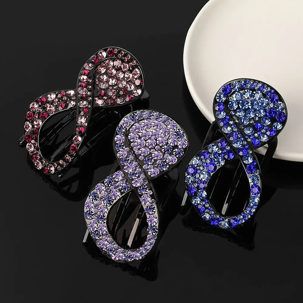Rhinestone Lady Back Of Head Colorful Women Hair Claw Mother Duckbill Clip Hair Accessories Korean Style Hair Clip
Rhinestone Lady Back Of Head Colorful Women Hair Claw Mother Duckbill Clip Hair Accessories Korean Style Hair Clip