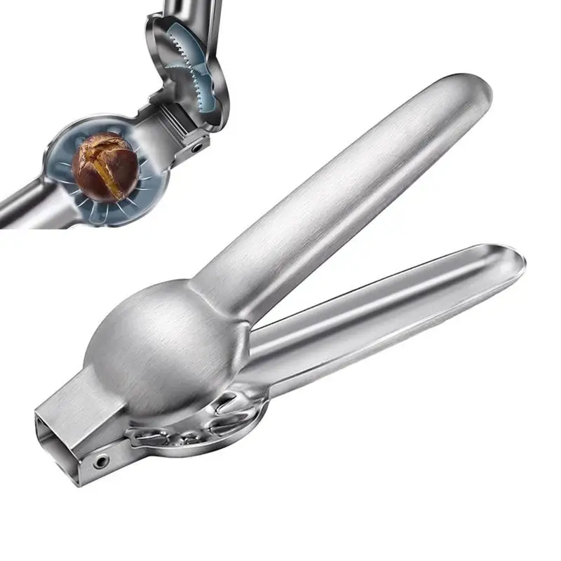 Chestnut Opener Machine Stainless Steel Quick Clip Walnut Pliers Chestnut Sheath Cutter Nut Cracker Sheller Kitchen Tool 2023
Chestnut Opener Machine Stainless Steel Quick Clip Walnut Pliers Chestnut Sheath Cutter Nut Cracker Sheller Kitchen Tool 2023