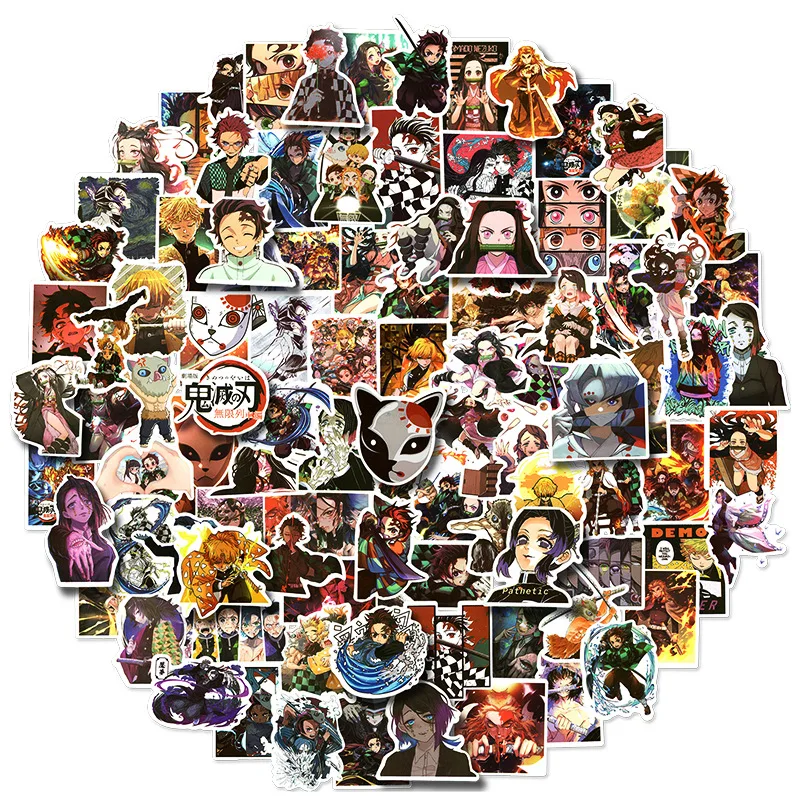 100pcs Hot Japanese Anime Cartoon Stickers Luggage Skateboard Cute Kids Toy DIY Cool Graffiti Car Sticker Decal Scrapbooking New 
100pcs Hot Japanese Anime Cartoon Stickers Luggage Skateboard Cute Kids Toy DIY Cool Graffiti Car Sticker Decal Scrapbooking New