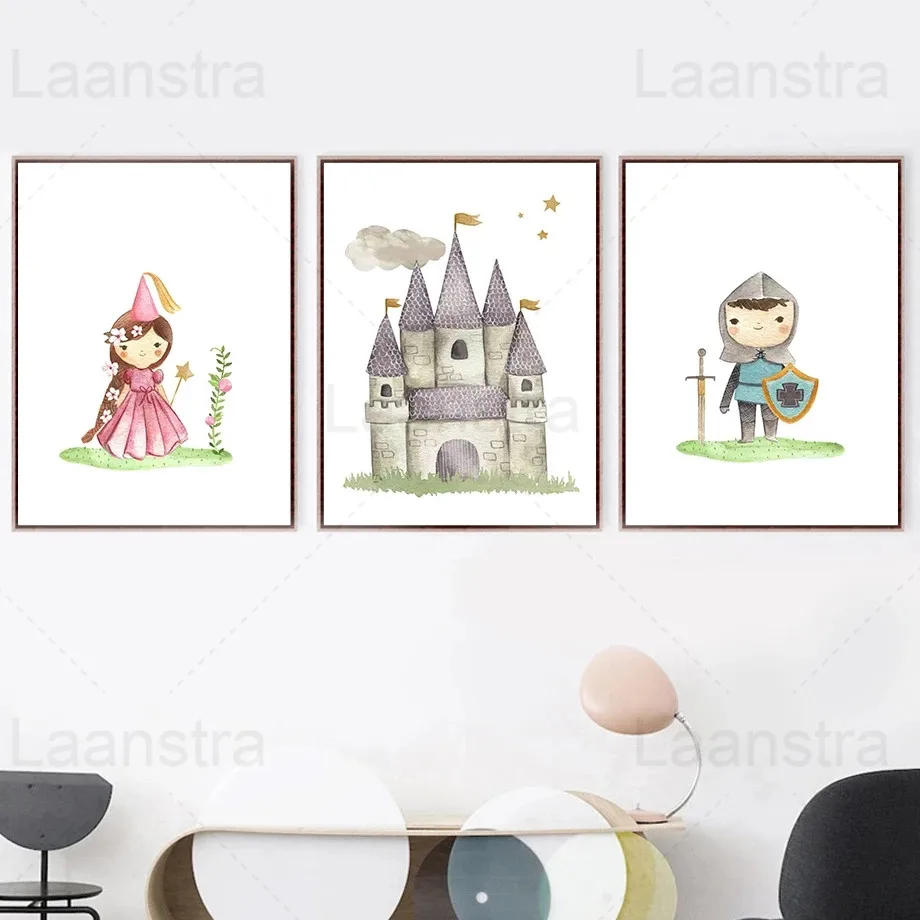 Castle Prince Princess Dragon Horse Star Cloud Wall Art Canvas Painting Nordic Posters and Prints Pictures Kids Room Home Decor
Castle Prince Princess Dragon Horse Star Cloud Wall Art Canvas Painting Nordic Posters and Prints Pictures Kids Room Home Decor